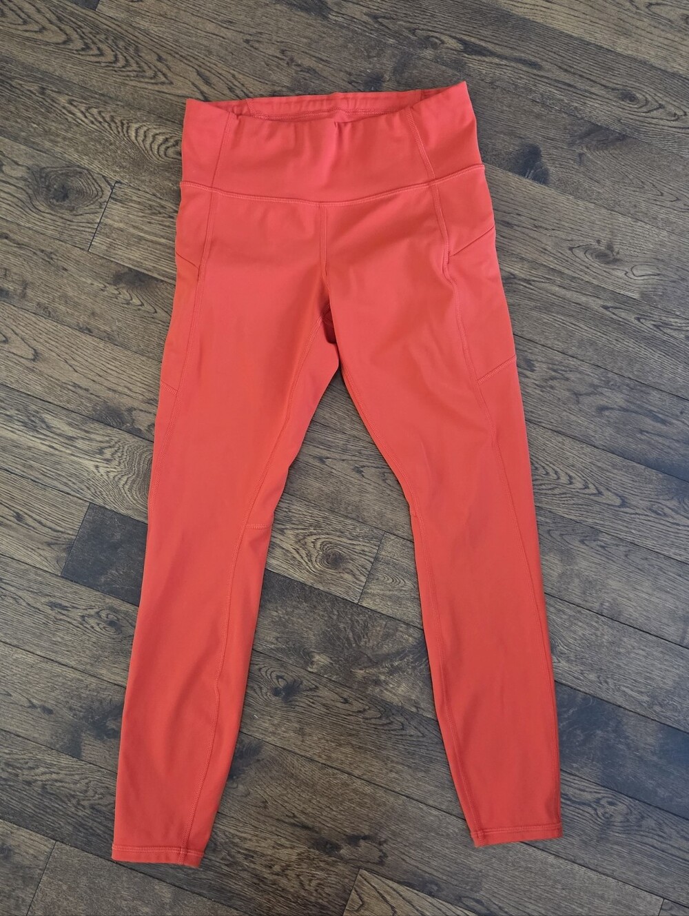 Athleta Contendor Tight In Coral-red  Workout Leggings Size XSP